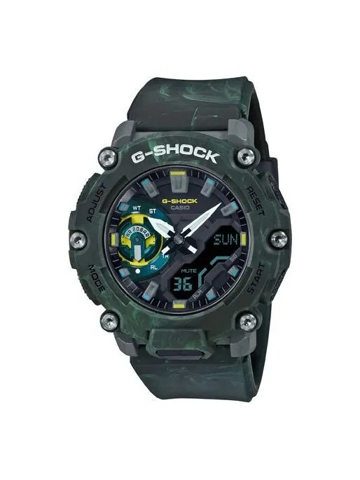 Часы CASIO G-Shock Analog-Digital 'Green' — изображение 1 из 4, оттенок зеленый