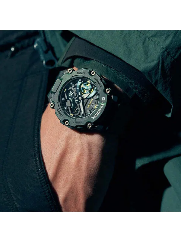 Часы CASIO G-Shock Analog-Digital 'Green' — изображение 3 из 4, оттенок зеленый
