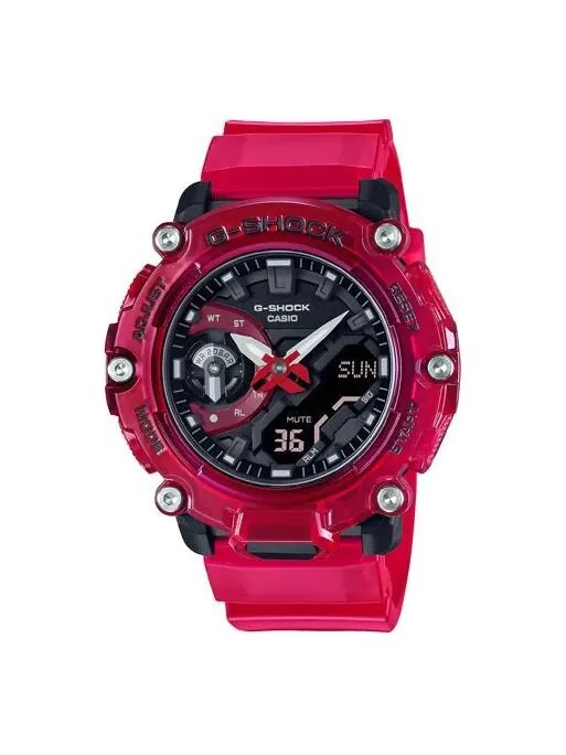Часы CASIO G-Shock Analog-Digital 'Red' — изображение 1 из 4, оттенок красный