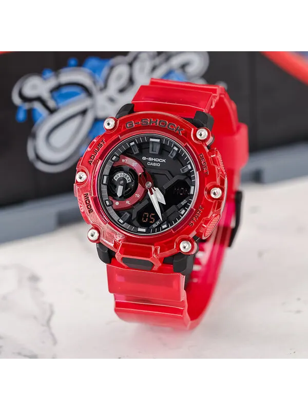 Часы CASIO G-Shock Analog-Digital 'Red' — изображение 3 из 4, оттенок красный