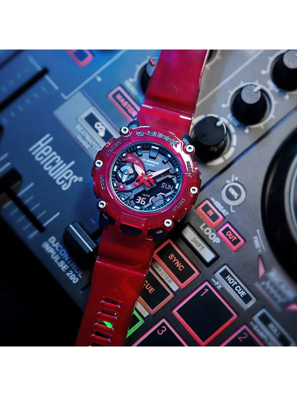 Часы CASIO G-Shock Analog-Digital 'Red' — изображение 4 из 4, оттенок красный