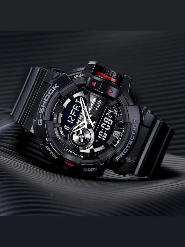 Часы CASIO G-Shock Analog-Digital 'Black' — изображение 2 из 4, оттенок черный