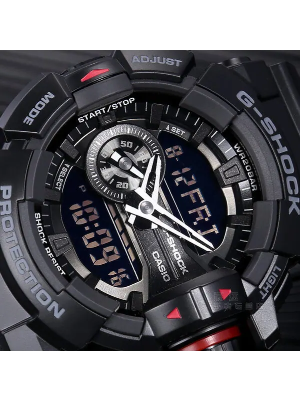 Часы CASIO G-Shock Analog-Digital 'Black' — изображение 3 из 4, оттенок черный