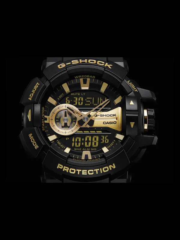 Часы CASIO G-Shock Analog-Digital 'Black' — изображение 3 из 4, оттенок черный