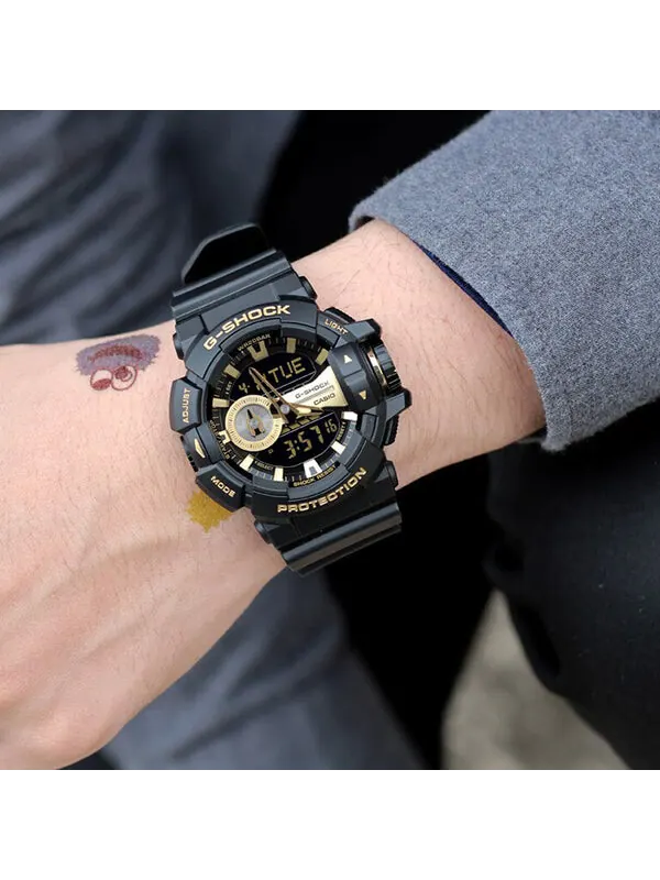 Часы CASIO G-Shock Analog-Digital 'Black' — изображение 4 из 4, оттенок черный