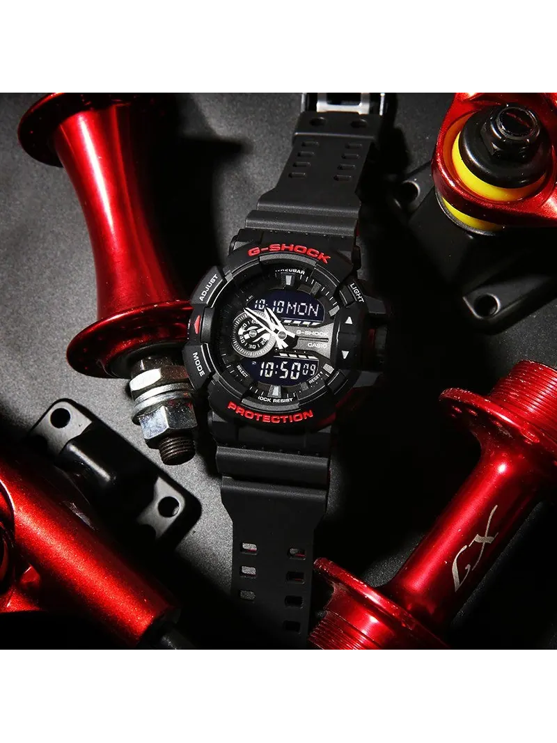 Часы CASIO G-Shock Analog-Digital 'Black' — изображение 2 из 5, оттенок черный