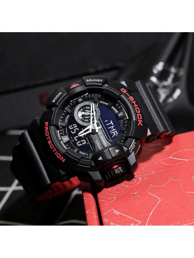 Часы CASIO G-Shock Analog-Digital 'Black' — изображение 4 из 5, оттенок черный