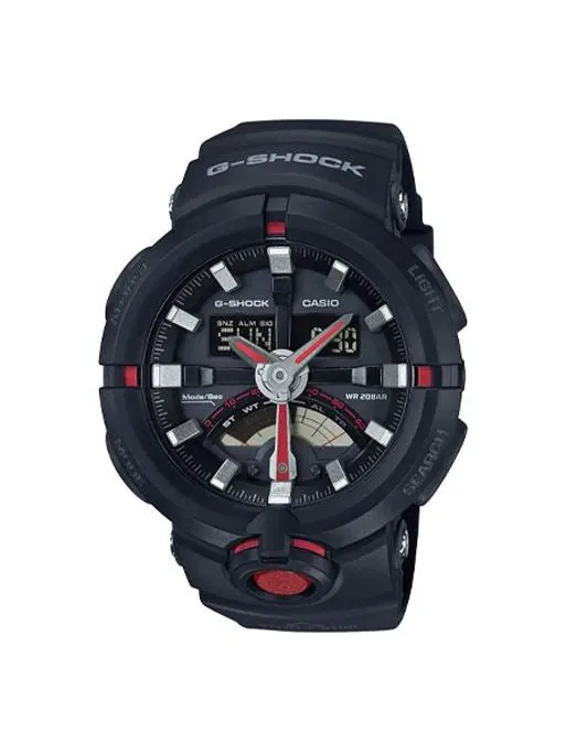 Часы CASIO G-Shock Analog-Digital 'Black' — изображение 1 из 2, оттенок черный