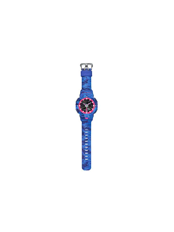 Часы CASIO G-Shock Analog-Digital 'Blue' — изображение 2 из 3, оттенок синий/красный