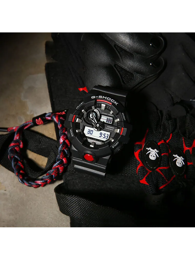 Часы CASIO G-Shock Analog-Digital 'Black' — изображение 4 из 4, оттенок черный