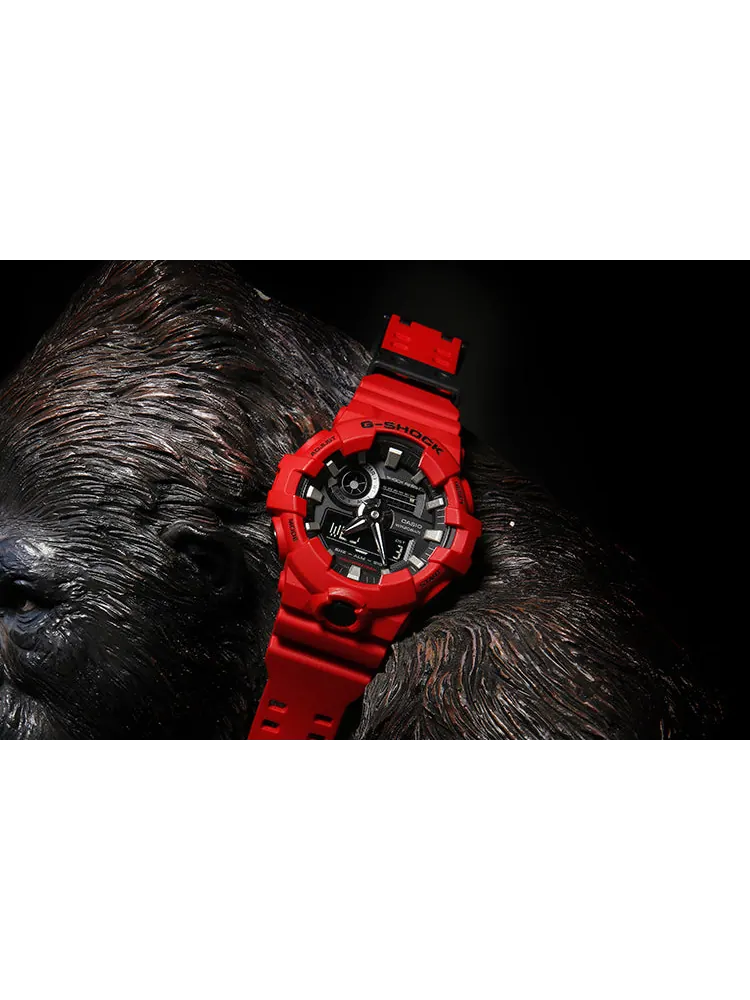 Часы CASIO G-Shock Analog-Digital 'Red' — изображение 6 из 10, оттенок красный