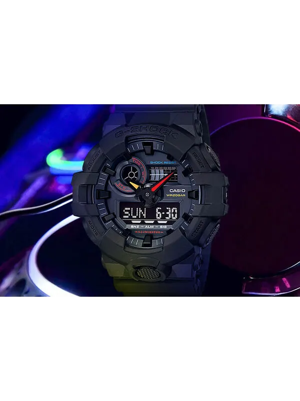 Часы CASIO G-Shock Analog-Digital 'Black' — изображение 3 из 4, оттенок черный