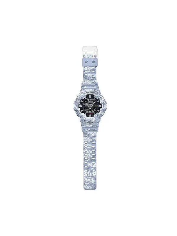 Часы CASIO G-Shock Analog-Digital 'White' — изображение 2 из 2, оттенок черный белый