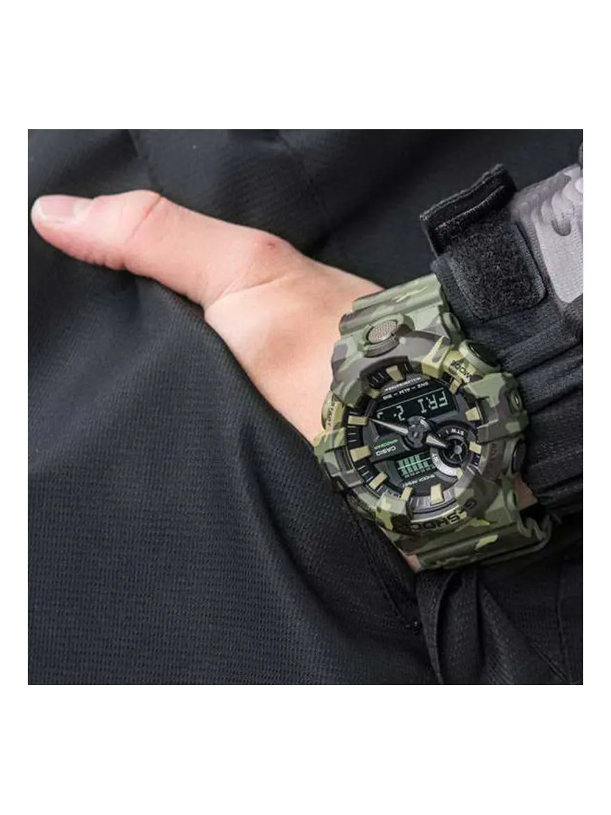 Часы CASIO G-Shock Analog-Digital 'Green' — изображение 1 из 1, оттенок зеленый