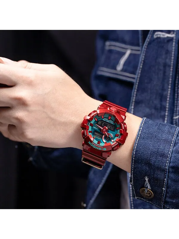 Часы CASIO G-Shock Analog-Digital 'Red' — изображение 2 из 2, оттенок красный