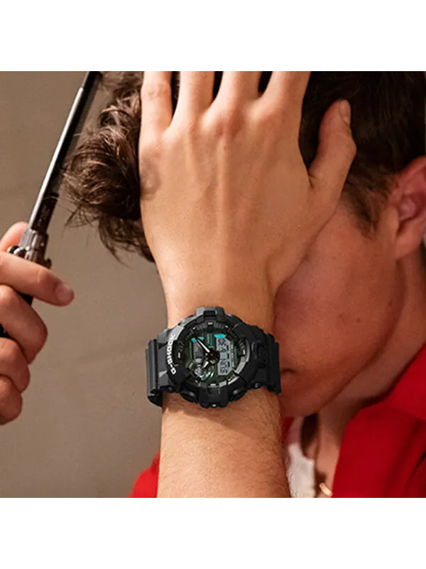 Часы CASIO G-Shock Analog-Digital 'Black Green' — изображение 2 из 4, оттенок черный