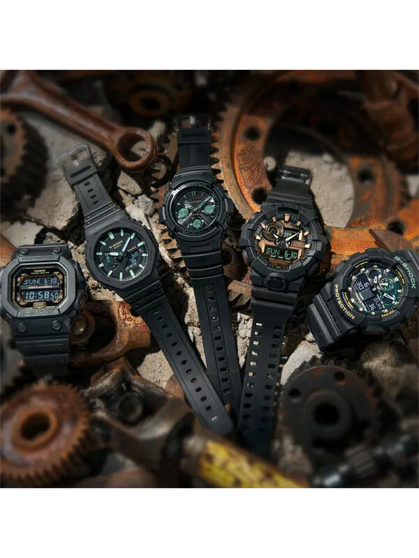Часы g-shock digital-analog 'black copper' Casio — изображение 4 из 4, оттенок черный