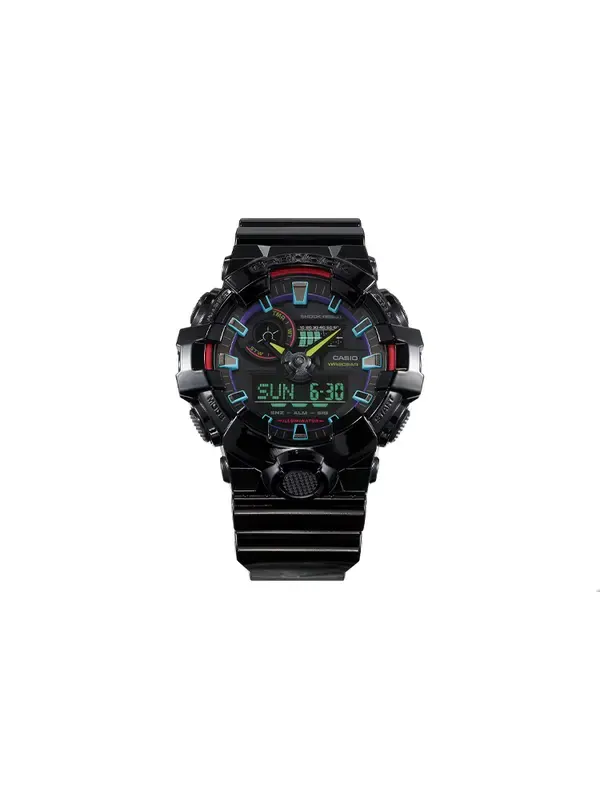 Часы g-shock digital-analog 'black blue red' Casio — изображение 2 из 3, оттенок черный/синий/красный