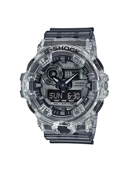 Часы CASIO G-Shock Analog-Digital 'Grey' — изображение 1 из 9, оттенок серый