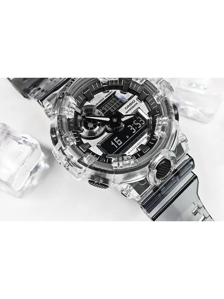 Часы CASIO G-Shock Analog-Digital 'Grey' — изображение 4 из 9, оттенок серый