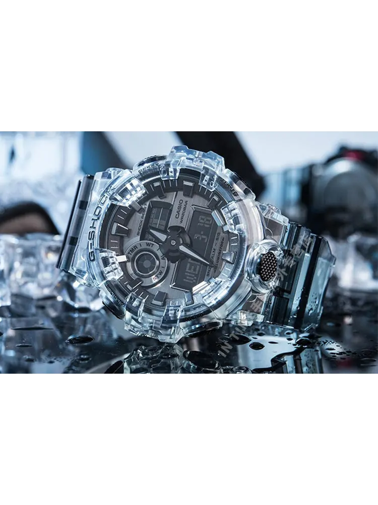 Часы CASIO G-Shock Analog-Digital 'Grey' — изображение 5 из 9, оттенок серый