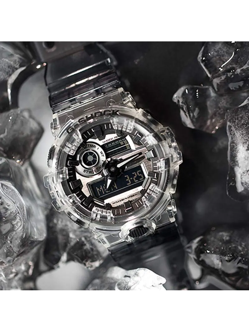 Часы CASIO G-Shock Analog-Digital 'Grey' — изображение 7 из 9, оттенок серый