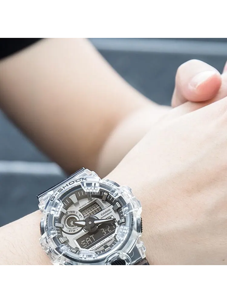 Часы CASIO G-Shock Analog-Digital 'Grey' — изображение 8 из 9, оттенок серый