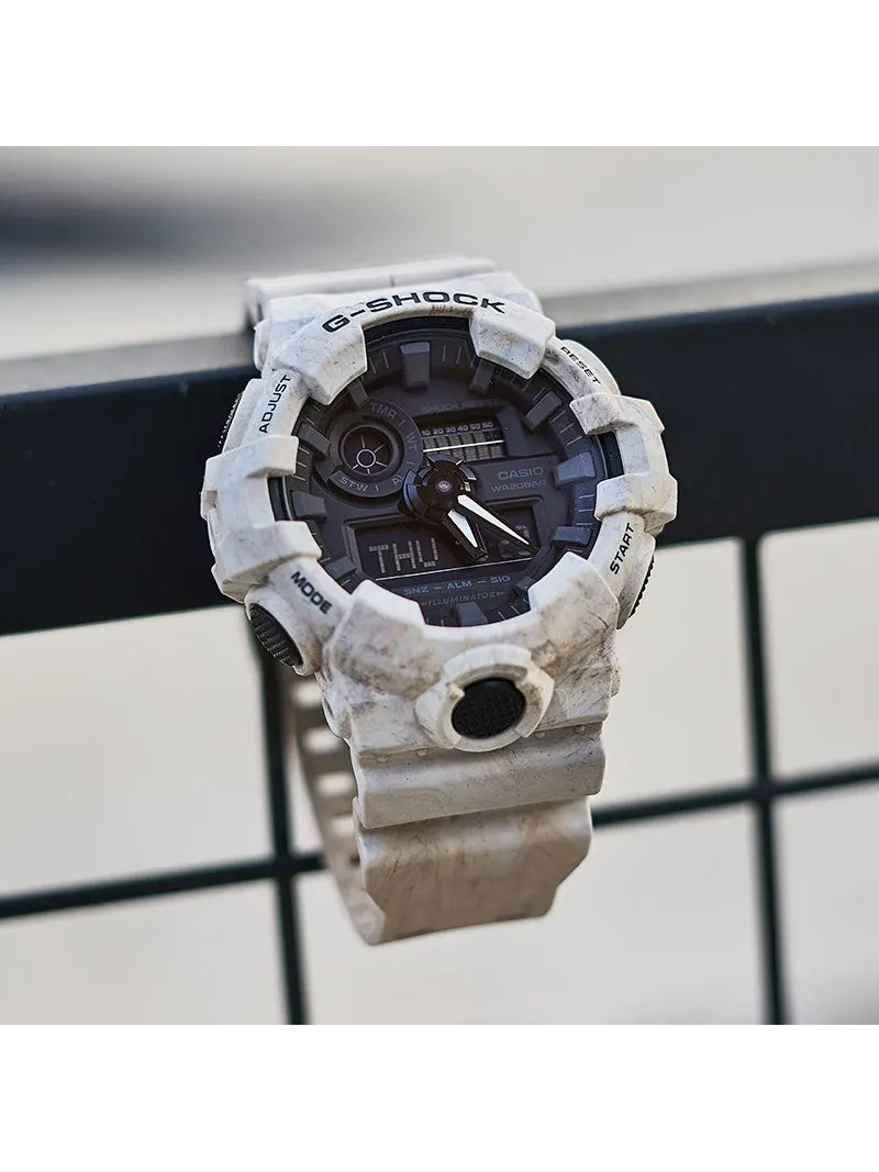 Часы CASIO G-Shock Analog-Digital 'White' — изображение 2 из 4, оттенок белый