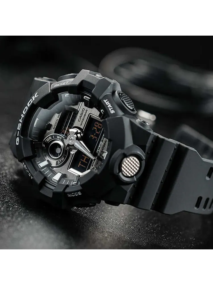 Часы CASIO G-Shock Analog-Digital 'Black' — изображение 4 из 4, оттенок черный
