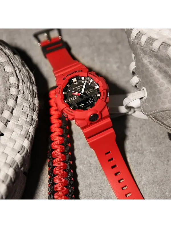 Часы CASIO G-Shock Analog-Digital 'Red' — изображение 2 из 4, оттенок красный