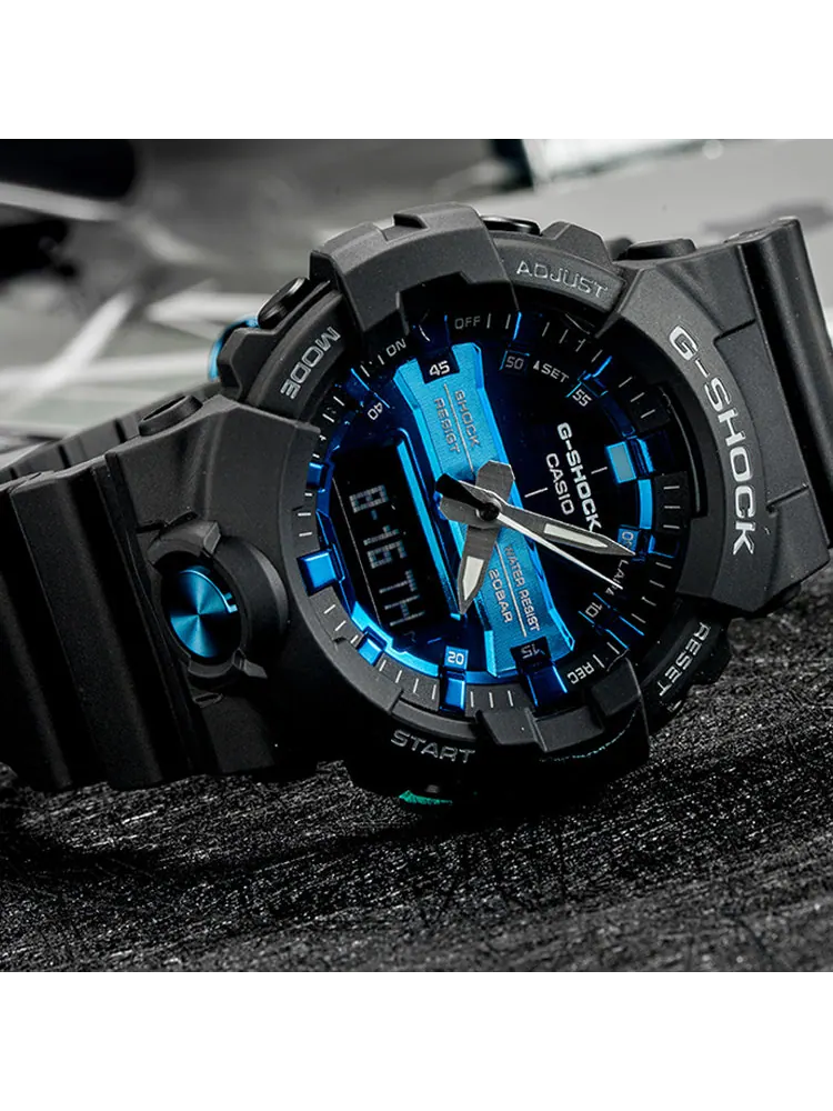 Часы CASIO G-Shock Analog-Digital 'Black' — изображение 3 из 4, оттенок черный