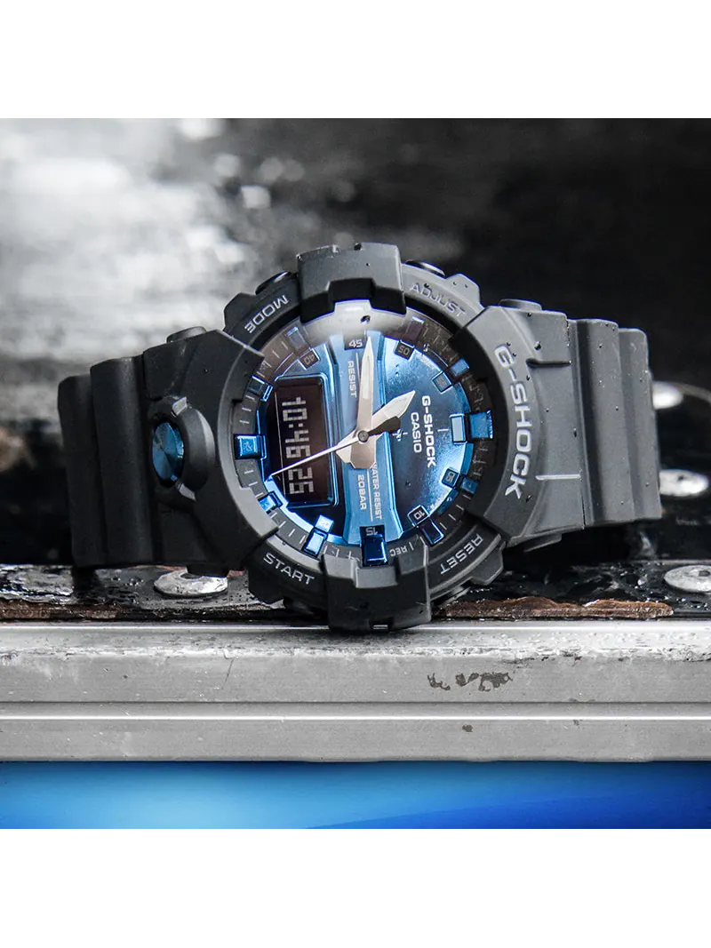 Часы CASIO G-Shock Analog-Digital 'Black' — изображение 4 из 4, оттенок черный