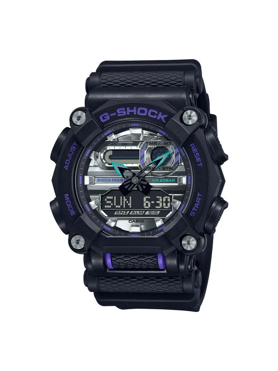 Часы CASIO G-Shock Analog-Digital 'Black' — изображение 1 из 1, оттенок черный