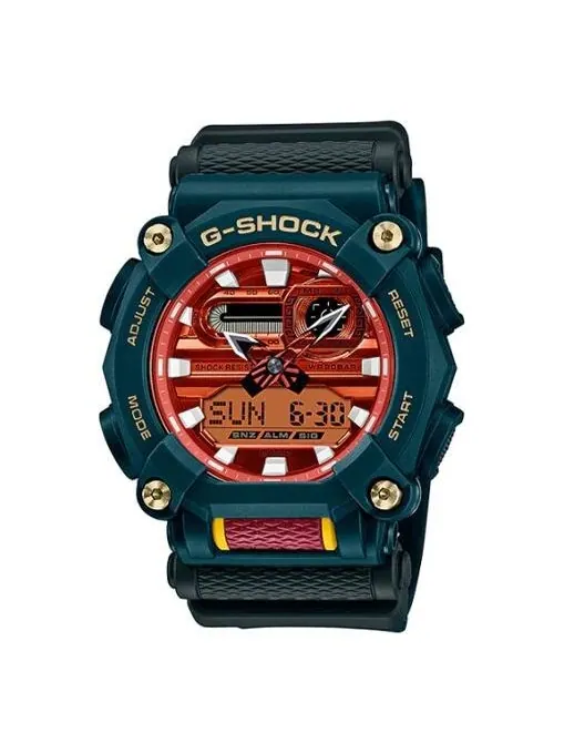 Часы CASIO G-Shock Analog-Digital 'Green' — изображение 1 из 4, оттенок темный зеленый