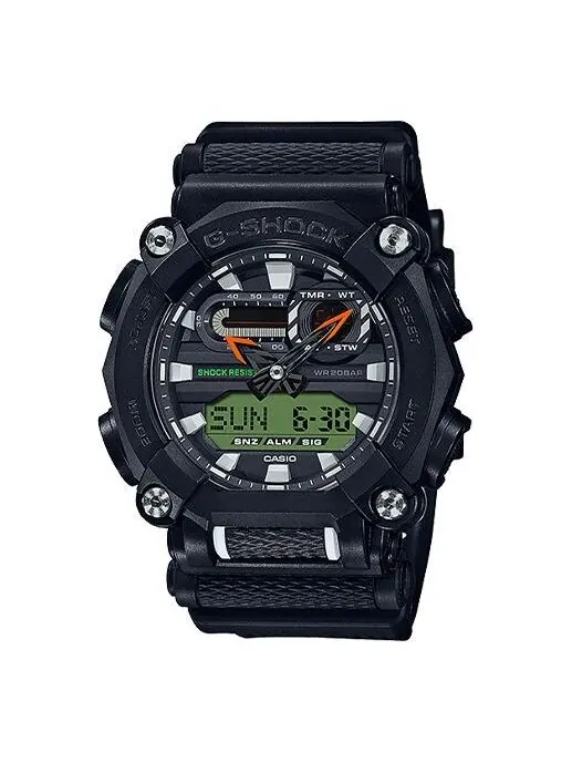 Часы CASIO G-Shock Analog-Digital 'Black' — изображение 1 из 4, оттенок черный