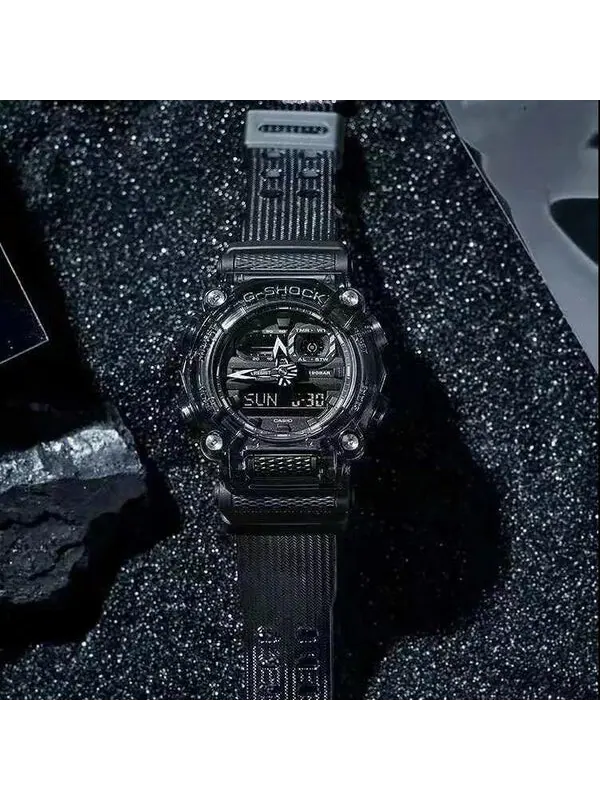 Часы CASIO G-Shock Analog-Digital 'Black Purple' — изображение 2 из 3, оттенок черный