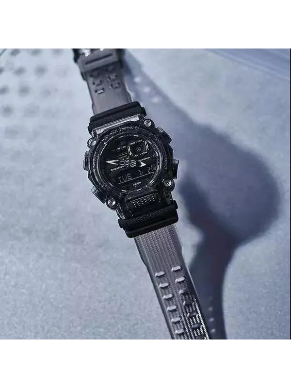 Часы CASIO G-Shock Analog-Digital 'Black Purple' — изображение 3 из 3, оттенок черный