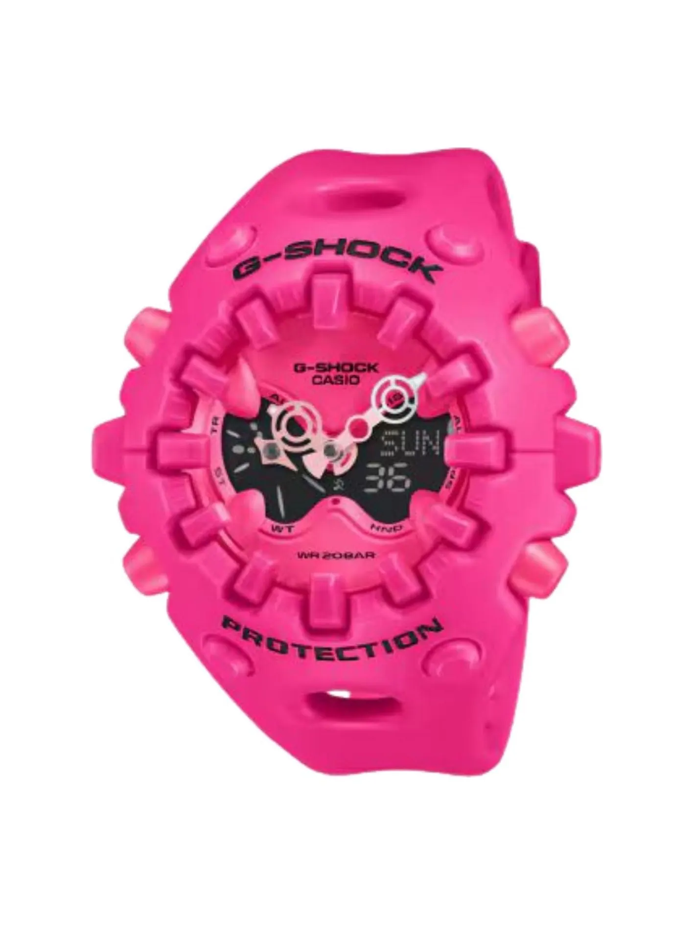 Аналогово-цифровые часы Casio G-Shock GA-V01 серии, розовые, модель — изображение 1 из 3, оттенок розовый