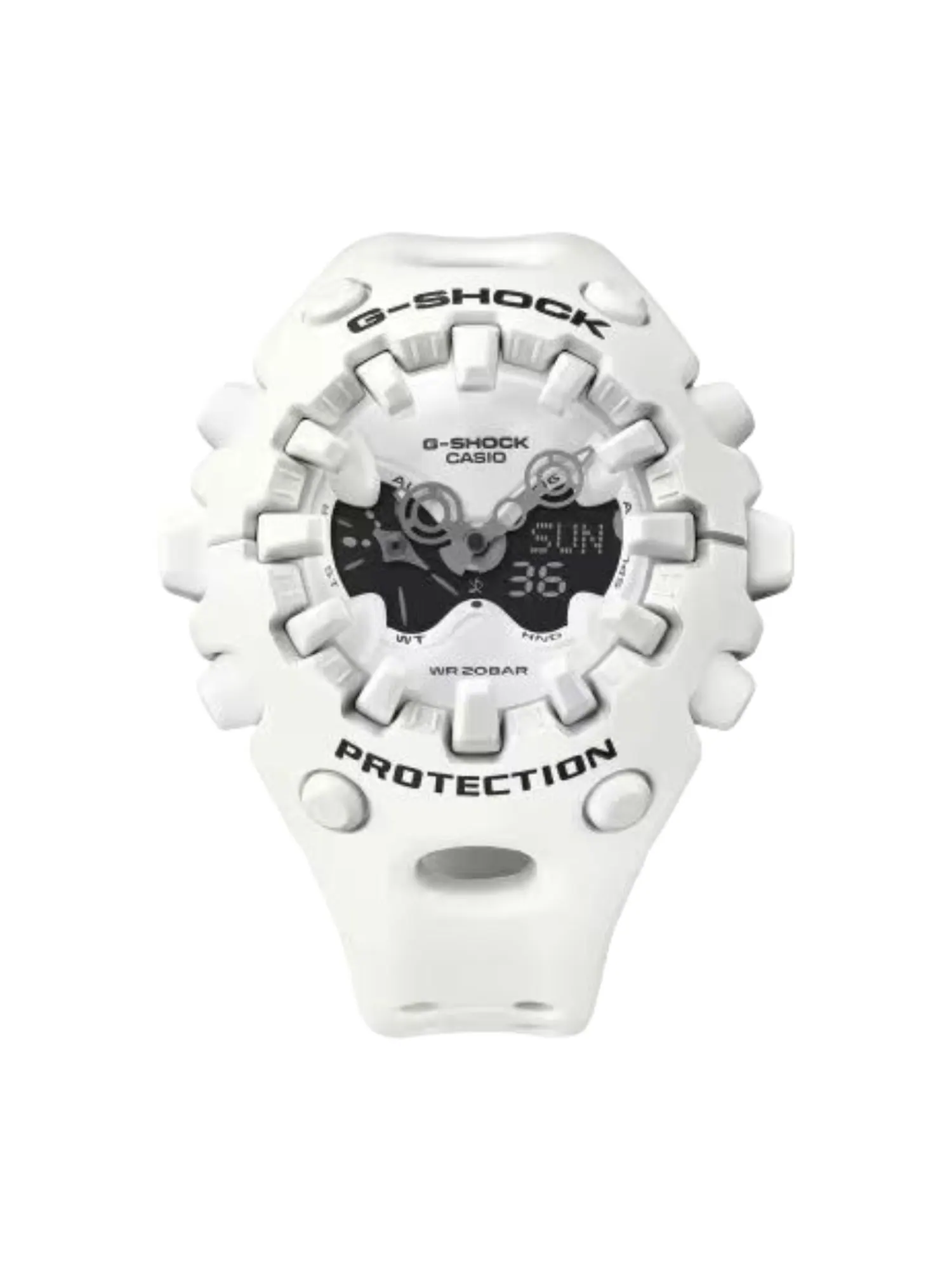 Casio G-Shock GA-V01 Series Аналогово-цифровые часы, белый цвет, модель — изображение 2 из 3