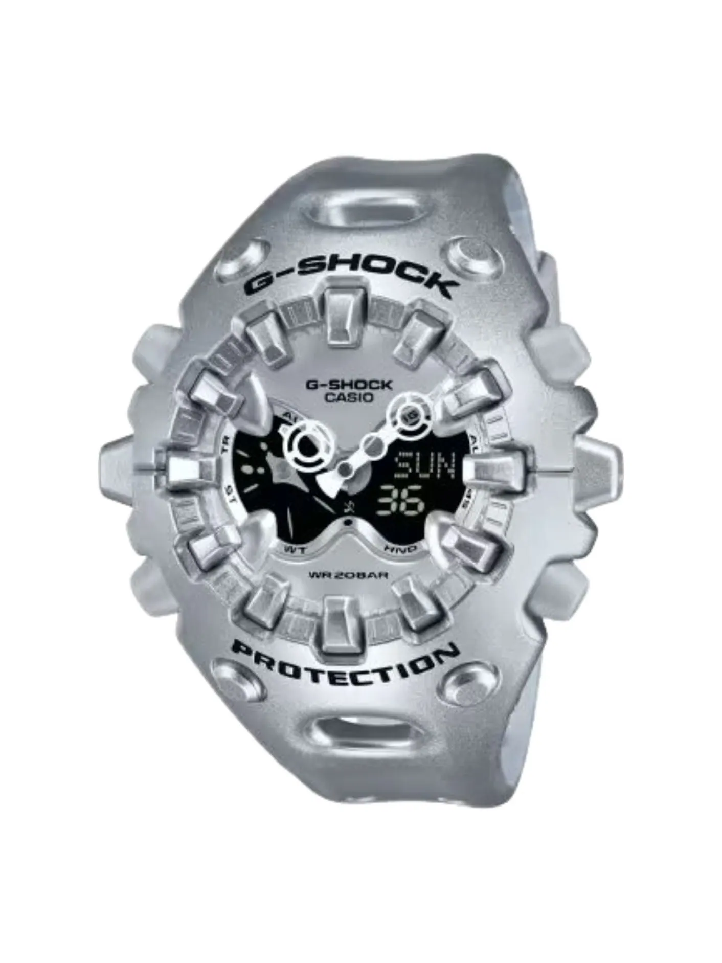 Аналогово-цифровые часы Casio G-Shock GA-V01 Series, цвет «Серебристый», модель — изображение 1 из 5