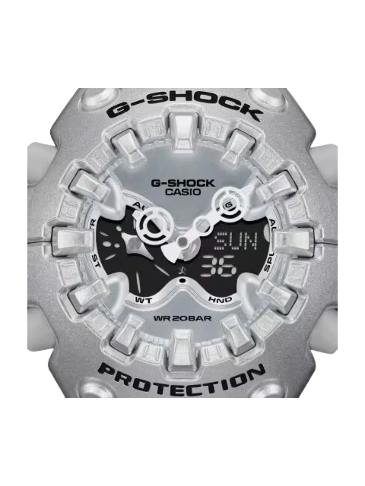 Аналогово-цифровые часы Casio G-Shock GA-V01 Series, цвет «Серебристый», модель — изображение 2 из 5