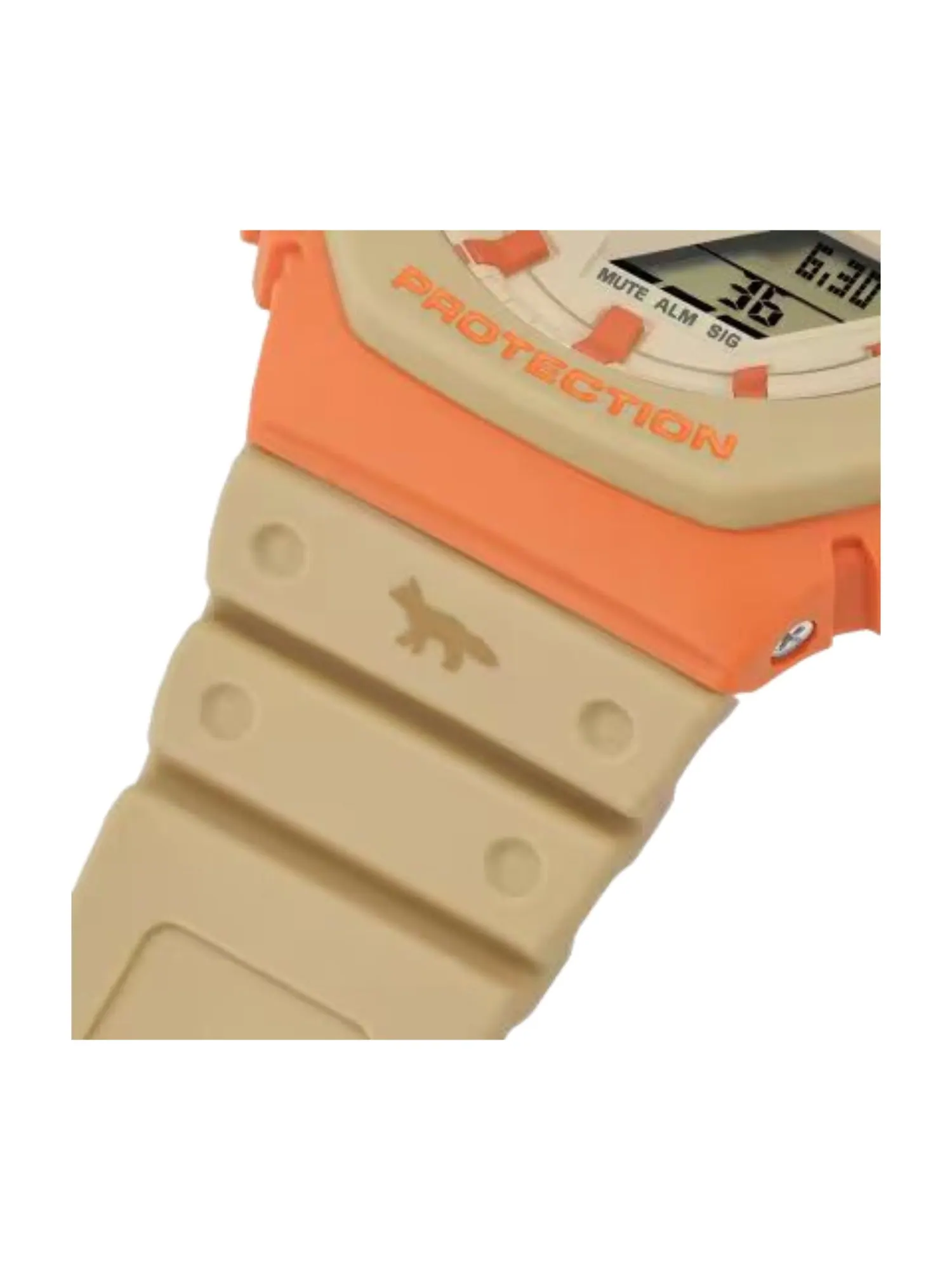 Casio x Maison Kitsuné G-SHOCK 2100 Series 'Orange' — изображение 4 из 5, оттенок оранжевый