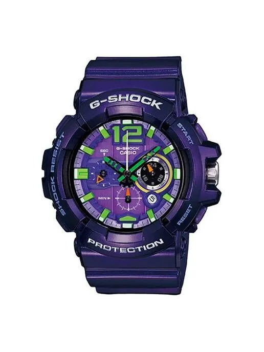 Часы CASIO G-Shock Analog-Digital 'Purple' — изображение 1 из 1, оттенок фиолетовый