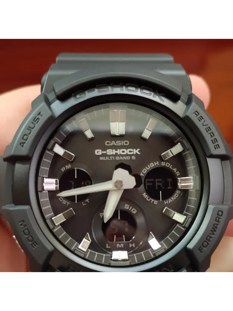 Часы CASIO G-Shock Analog-Digital 'Black' — изображение 2 из 3, оттенок черный