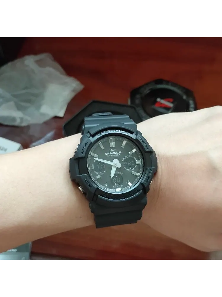 Часы CASIO G-Shock Analog-Digital 'Black' — изображение 3 из 3, оттенок черный