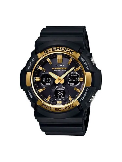 Часы CASIO G-Shock Analog-Digital 'Black Gold' — изображение 1 из 2, оттенок черный/золотистый