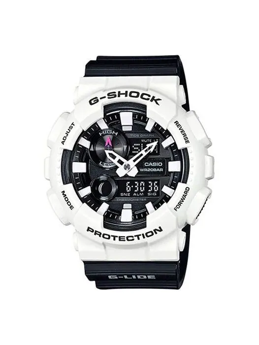 Часы CASIO G-Shock Analog-Digital 'White' — изображение 1 из 4, оттенок черный белый