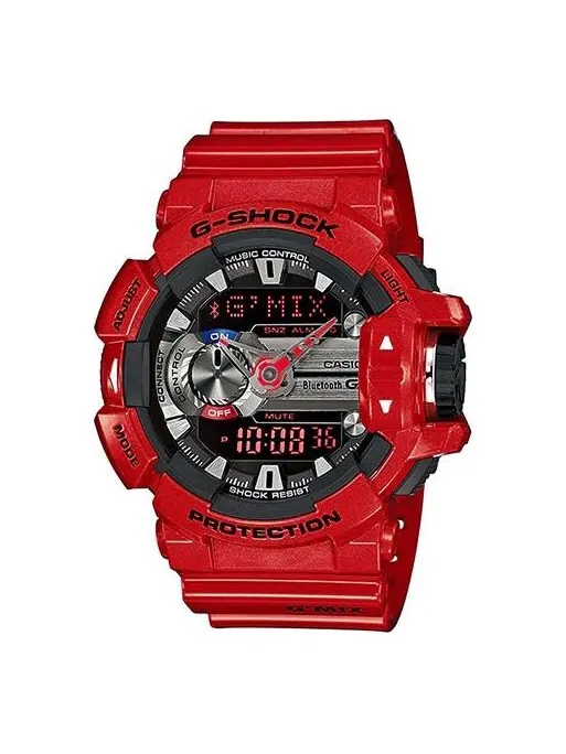 Часы CASIO G-Shock Analog-Digital 'Red' — изображение 1 из 2, оттенок красный