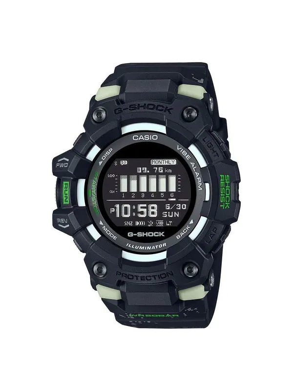 Часы g-shock digital 'black' Casio — изображение 1 из 4, оттенок черный/зеленый/белый