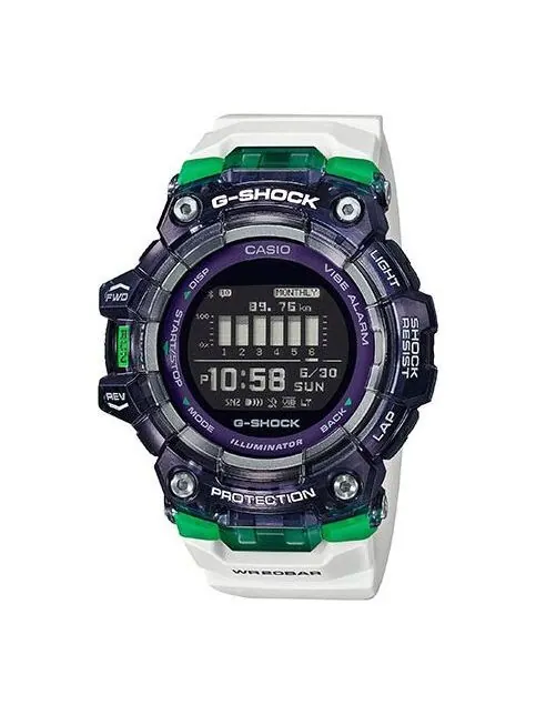 Часы CASIO G-Shock Digital 'White Black' — изображение 1 из 4, оттенок белый